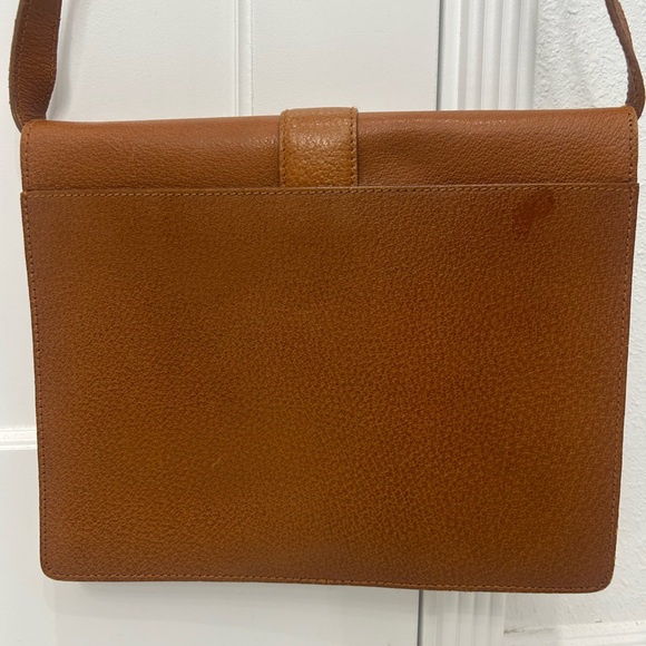 Ralph Lauren Vintage Tan Leather Flap Crossbody - Picture 4 of 12